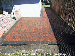 Custom brick pavers Custom brick pavers