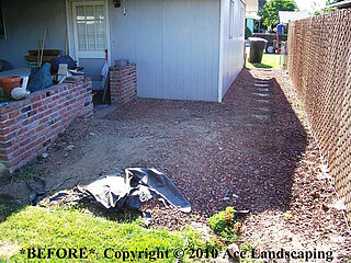 Brick pavers prep work